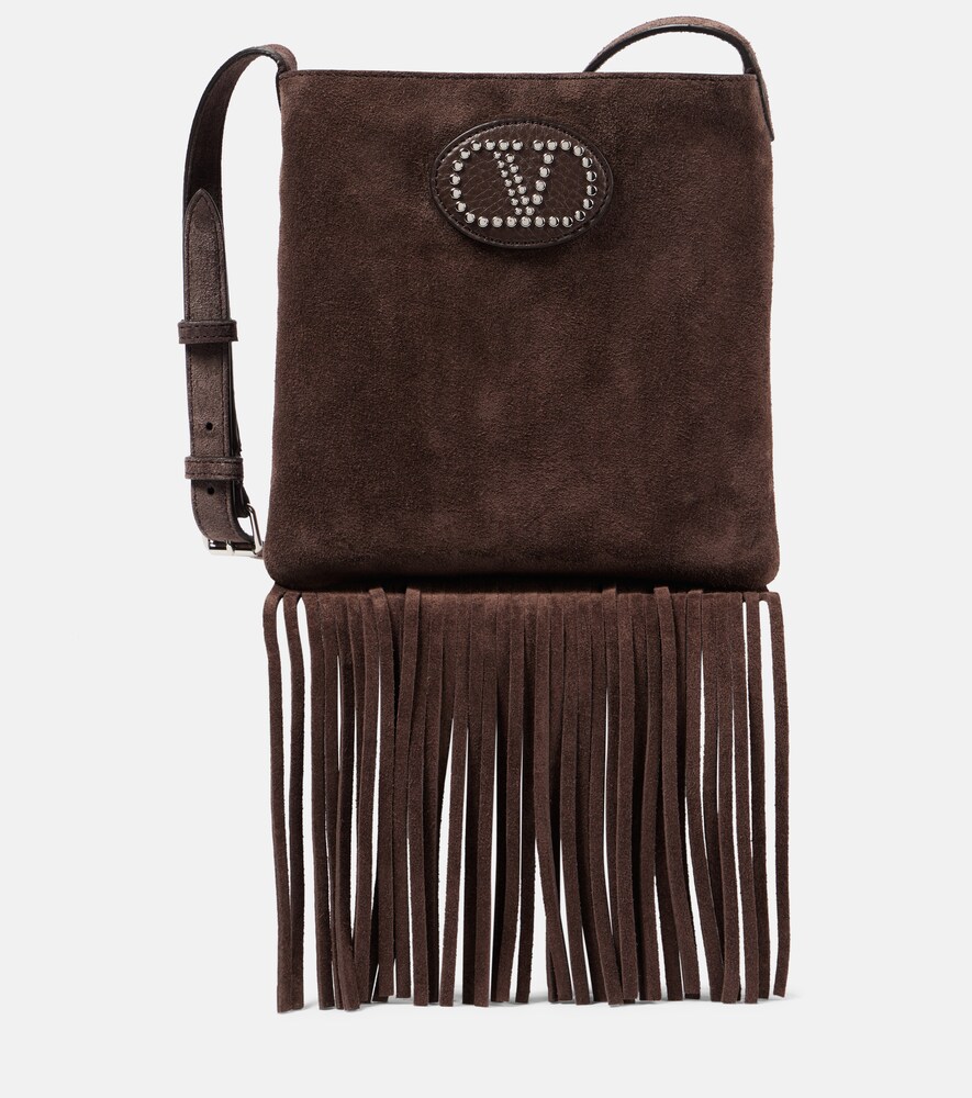 Nellcôte Fringed Suede Crossbody Bag