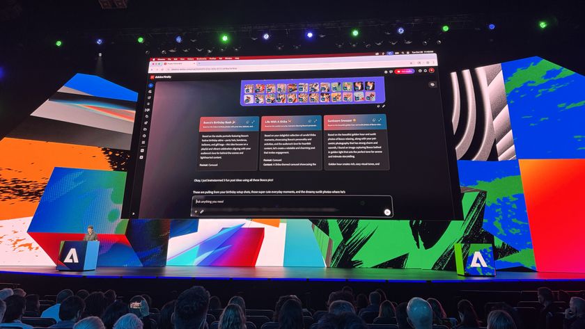 Adobe demonstrates Project Moonlight during the 2025 Adobe Max keynote
