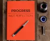 HOPE HOUSE PRESS Leather Notebook Progress Not Perfection