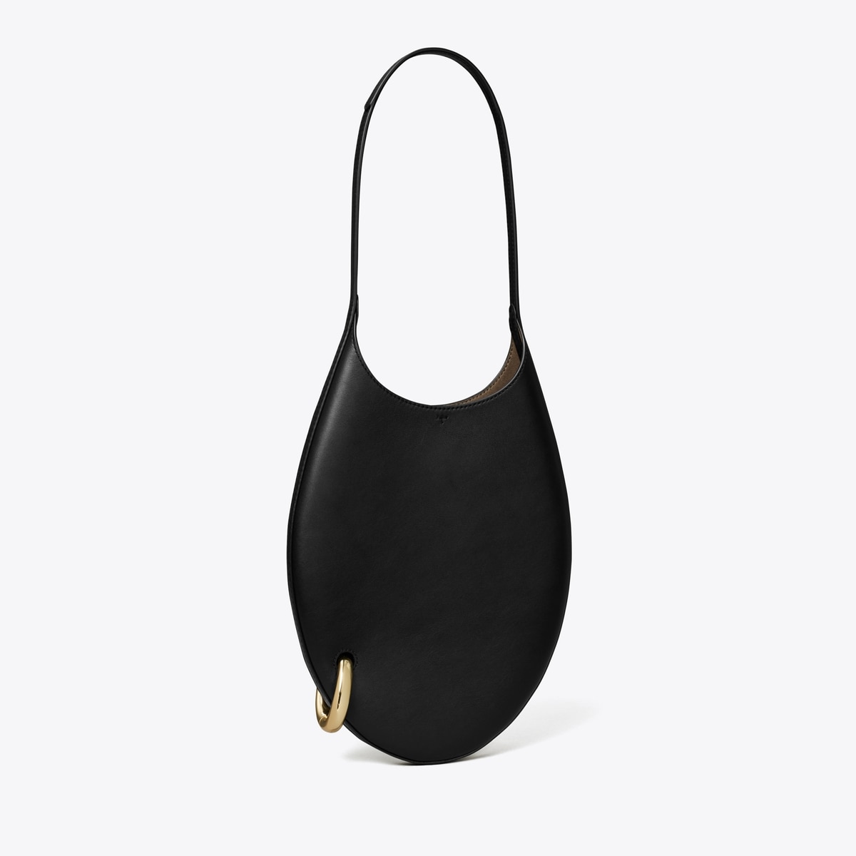 Small Pierced Handbag in Black, Size Os
