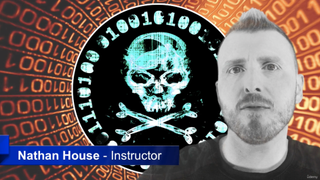 A screenshot of a promotional video for a cyber security course on Udemy