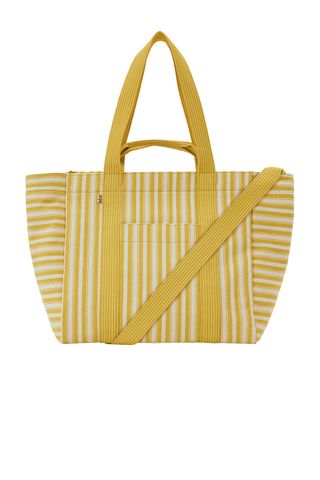 Summer Striped Tote Bag