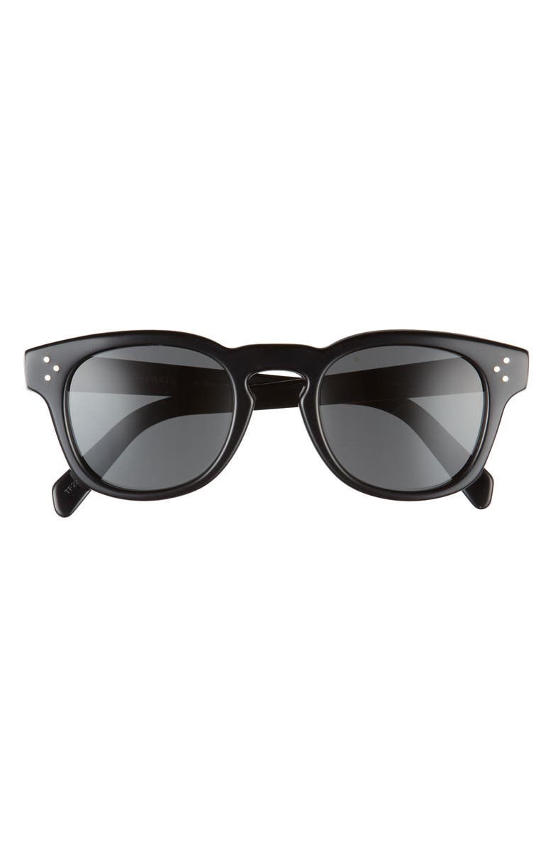 Bold 3 Dots 49mm Square Sunglasses