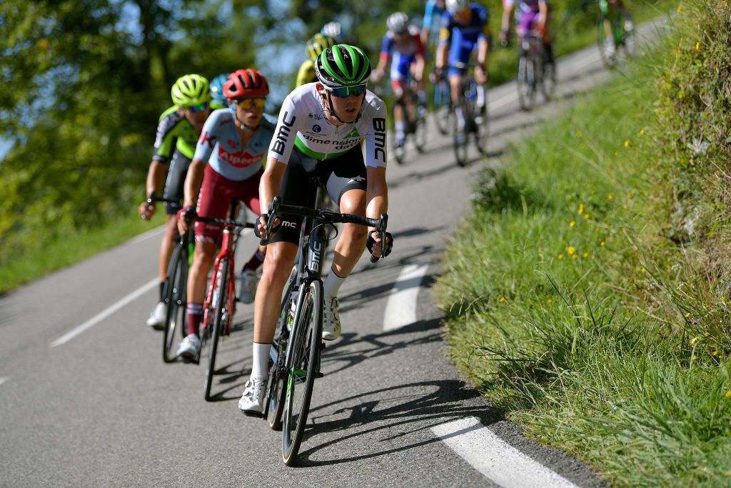 Ben O'Connor leads the breakaway