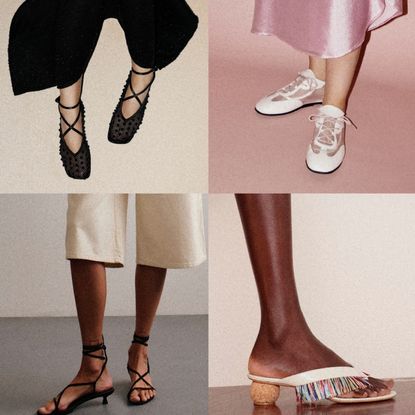 the summer 2025 shoe trends at Stine Goya, By Malene Birger, Ganni, Kallmeyer, Sportmax, Staud