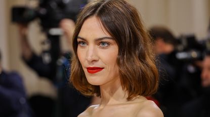 Alexa Chung's naked dress