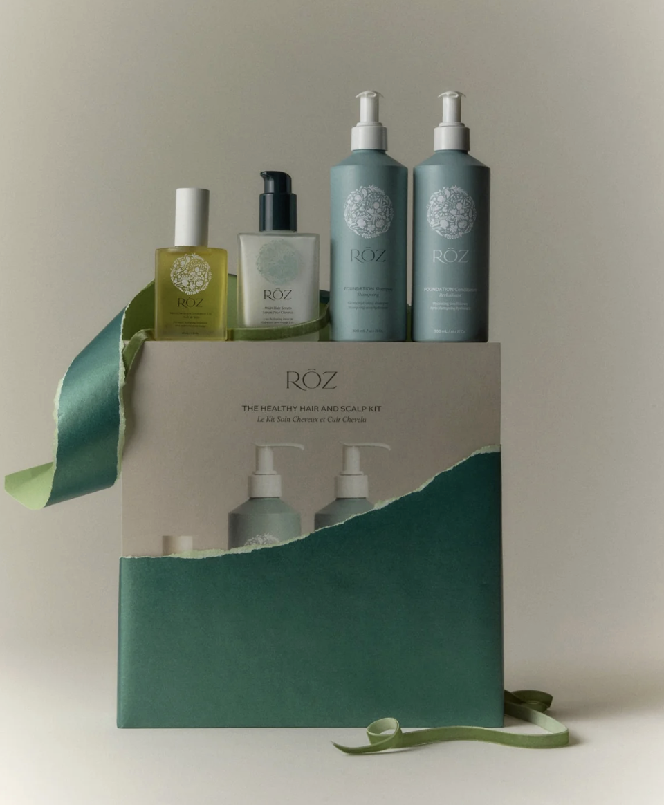 roz shampoo and conditioner in a gift set