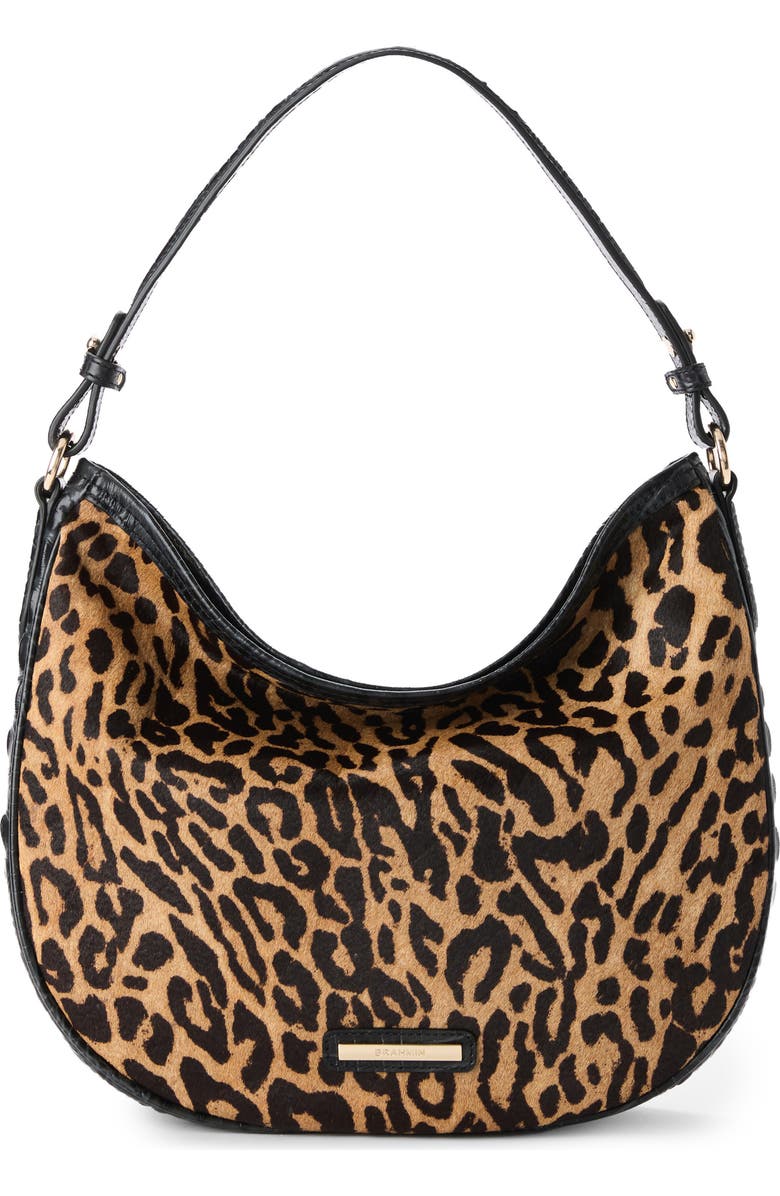 Small Kathleen Genuine Calf Hair &amp;amp; Leather Shoulder Bag