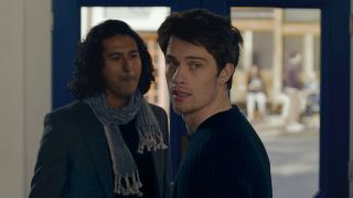 Cheech Manohar and Nicholas Galitzine in The Idea of You