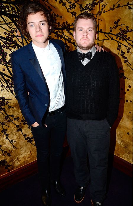 Harry Styles and James Corden