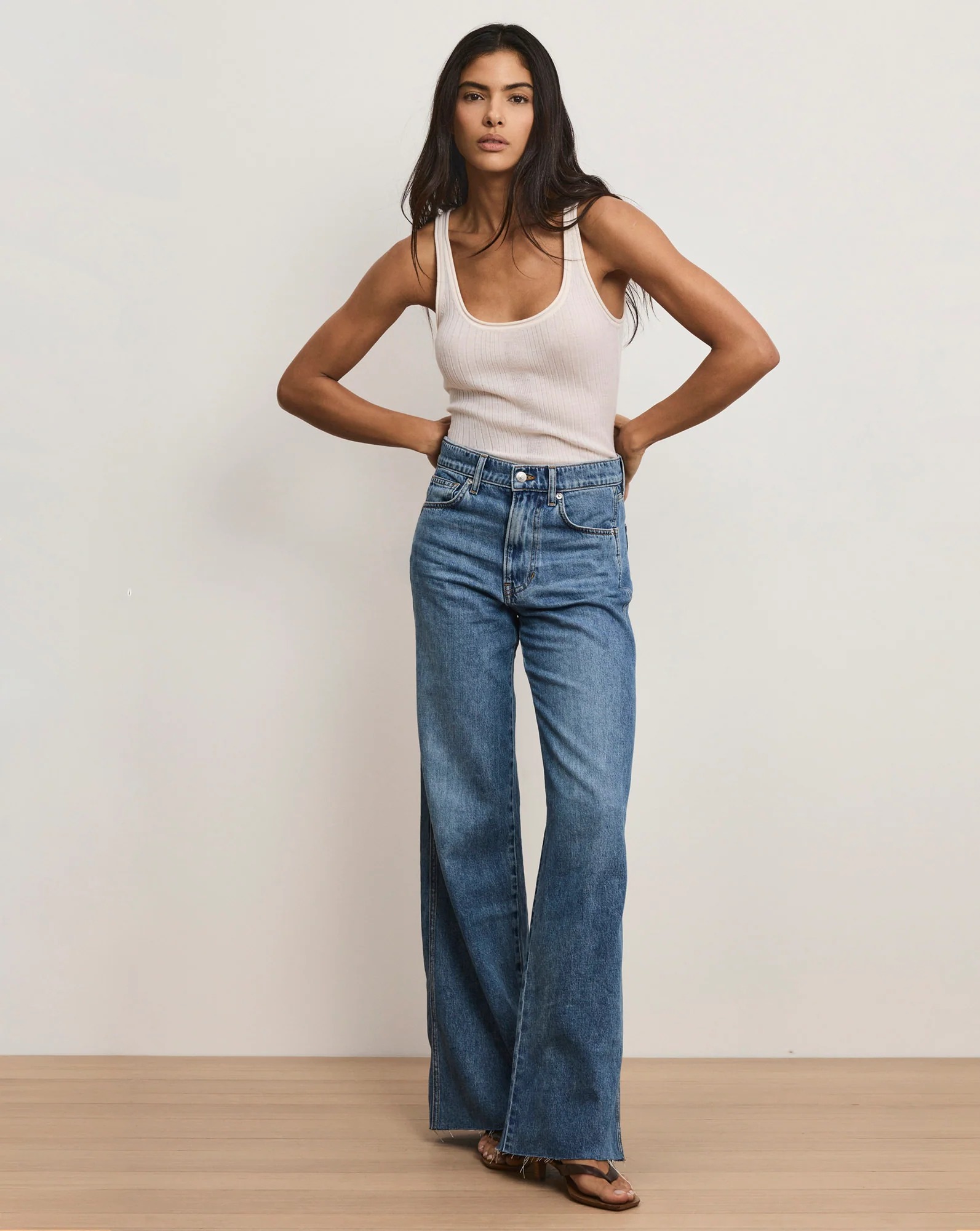 Kasey Wide-Leg Jean Bright Lakeshore / 23