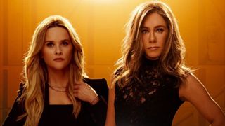 Reese Witherspoon and Jennifer Aniston stand side by side