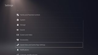 how to transfer data from PS4 to PS5 — saved data settings