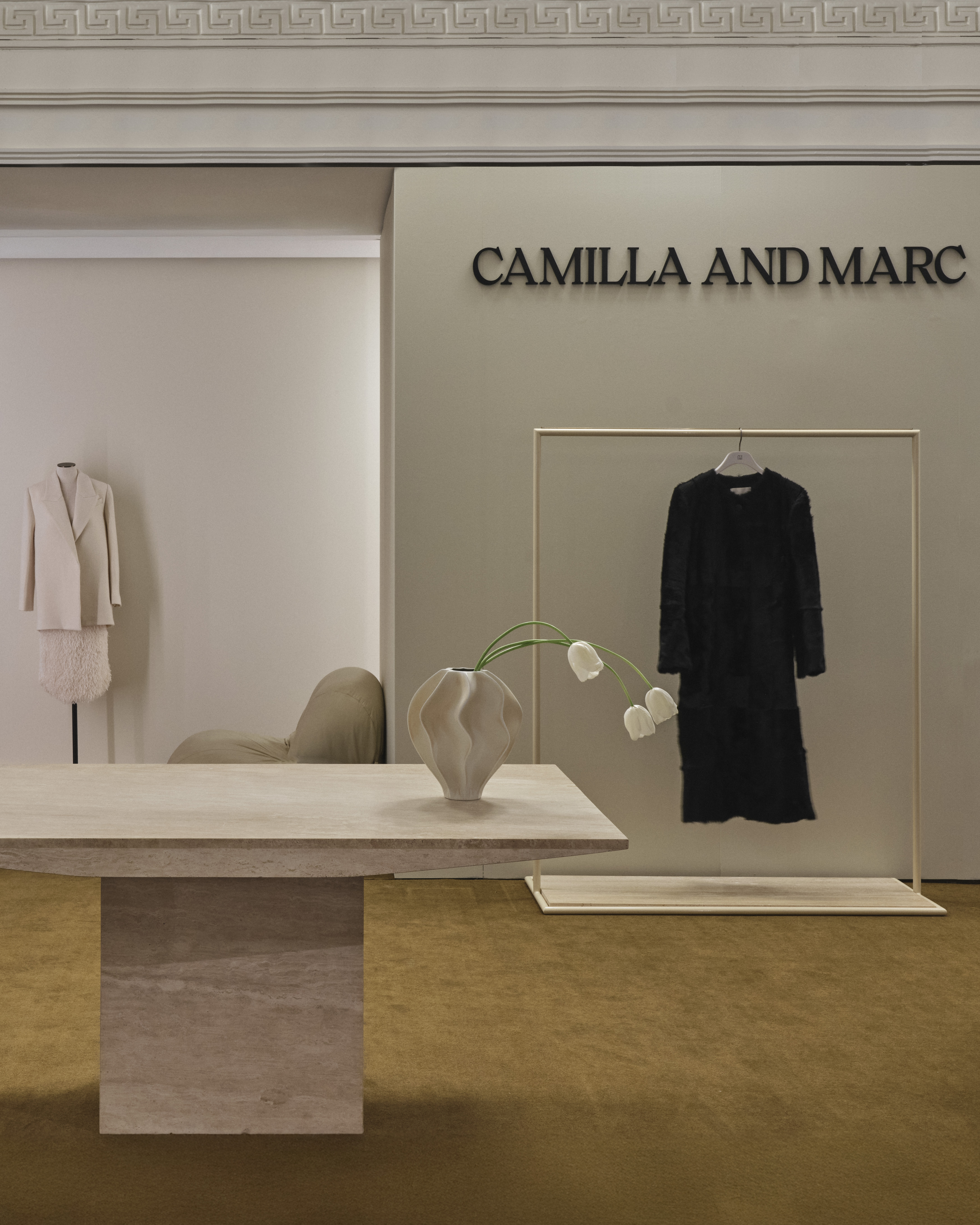 A look at the new CAMILLA AND MARC pop up in Harrods