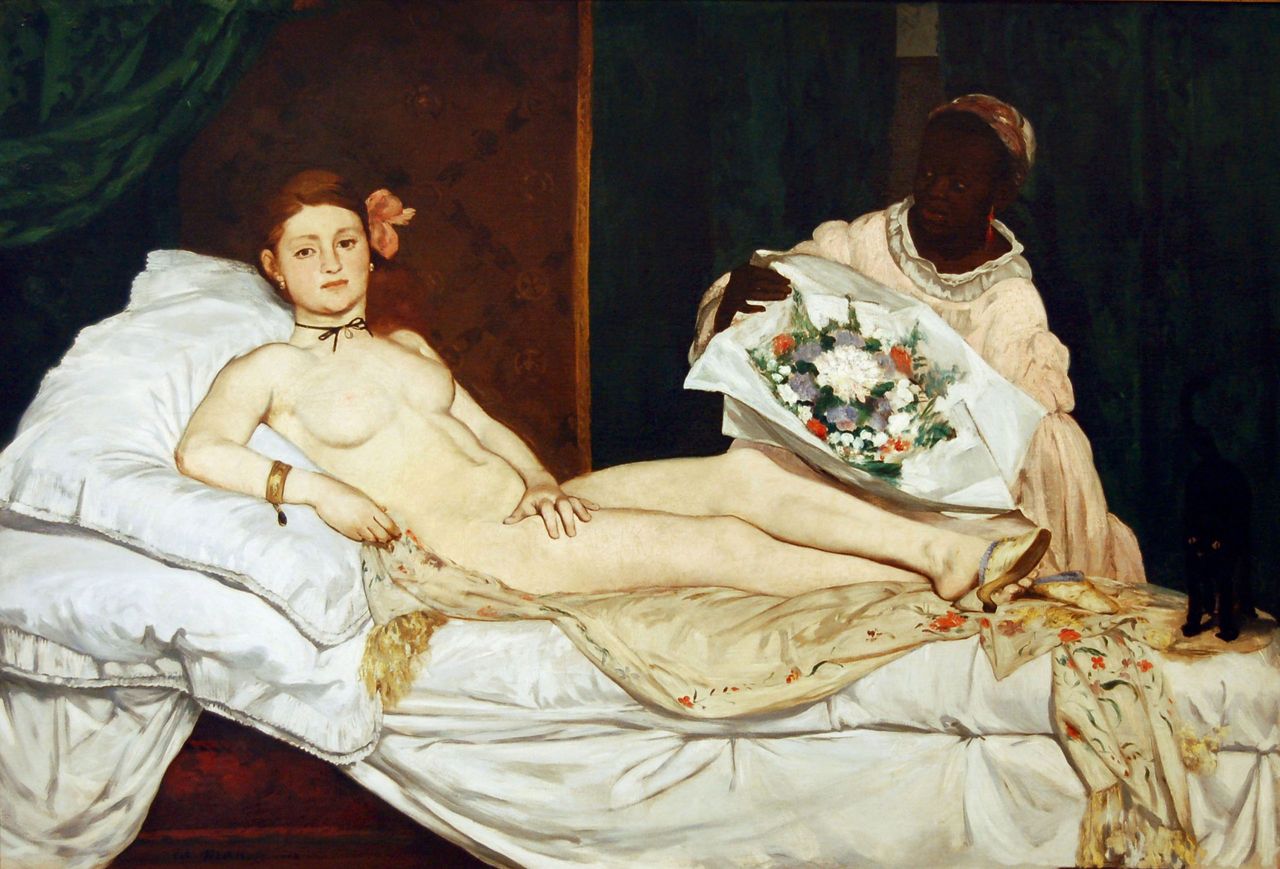 Brian Ferry&#039;s favourite painting, Olympia (1863) by Edouard Manet (1832–83). Oil on canvas, 4ft 31/2in by 6ft 23/4in, Musée d’Orsay, Paris.