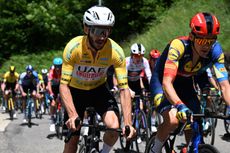 Adam Yates rides in the 2024 Tour de Suisse