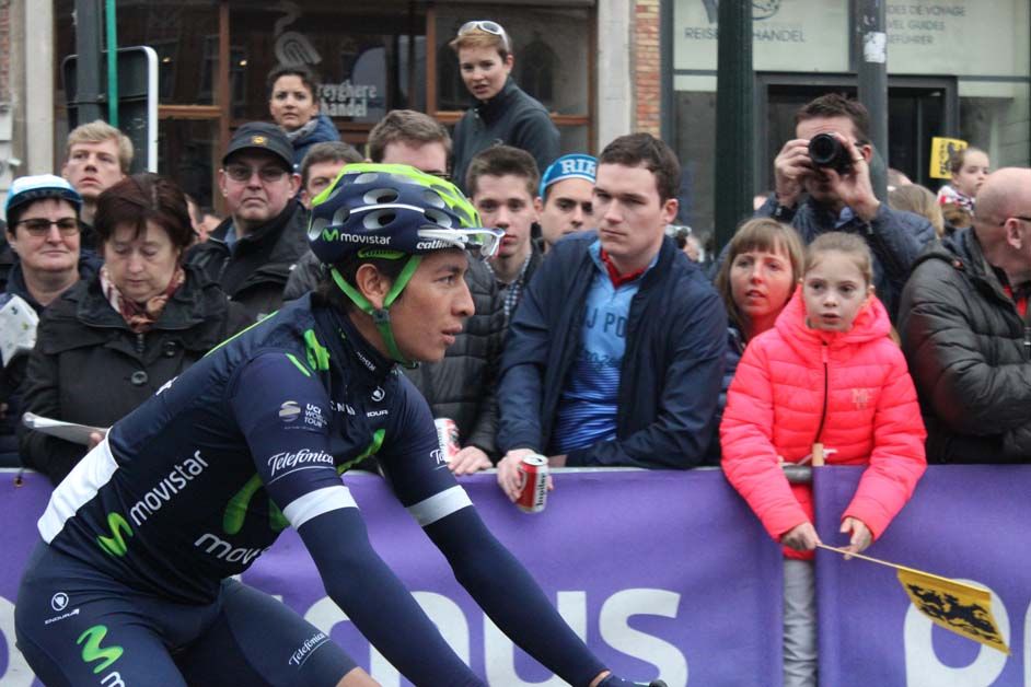 Dayer Quintana at the Tour of Flanders