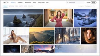 Best photo storage service: 500px