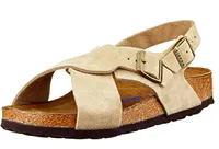 Birkenstock Women's Sandales Tulum SFB Cuir Suede Taupe | was £80.00, now £63.70