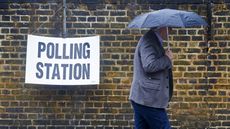 A man votes in the 2016 EU referendum