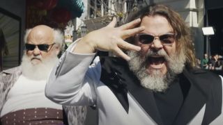 Tenacious D performs in the music video for &quot;... Baby One More Time.&quot;