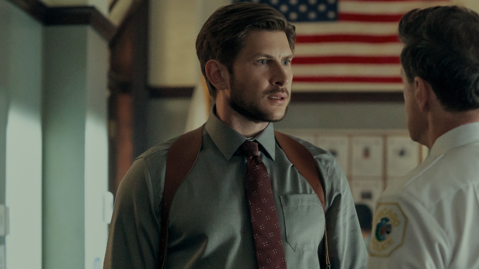 Greyston Holt looking shocked in Neagley.