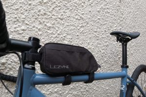 Lezyne Energy Caddy XL which is one of the best bikepacking bags