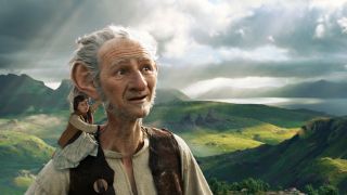 Mark Rylance and Ruby Barnhill in The BFG