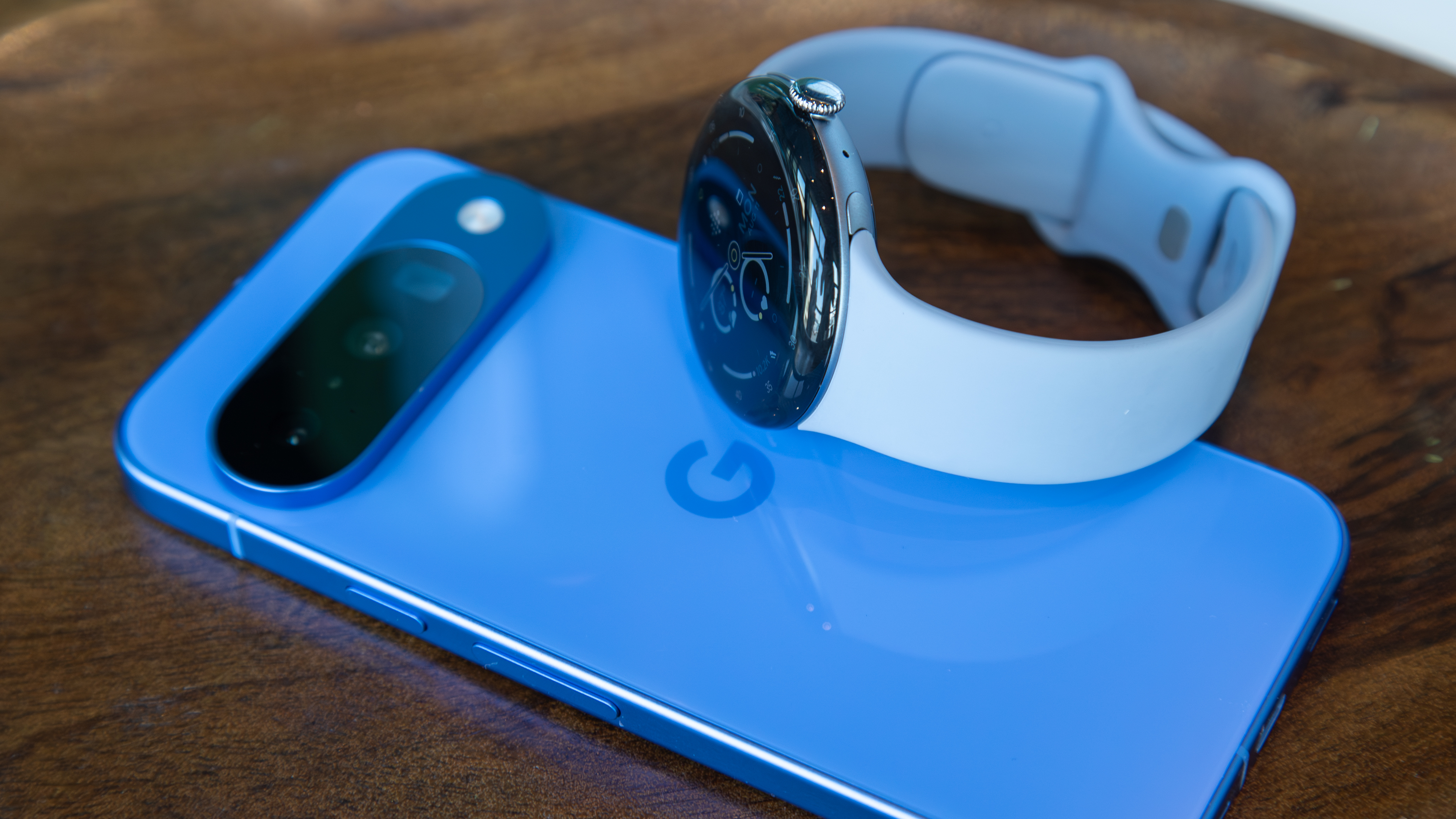 Pixel Watch 4 on the Pixel 10