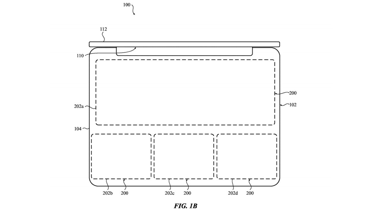 Apple Patent Diagrams For A Laptop With A Solid State Keyboard