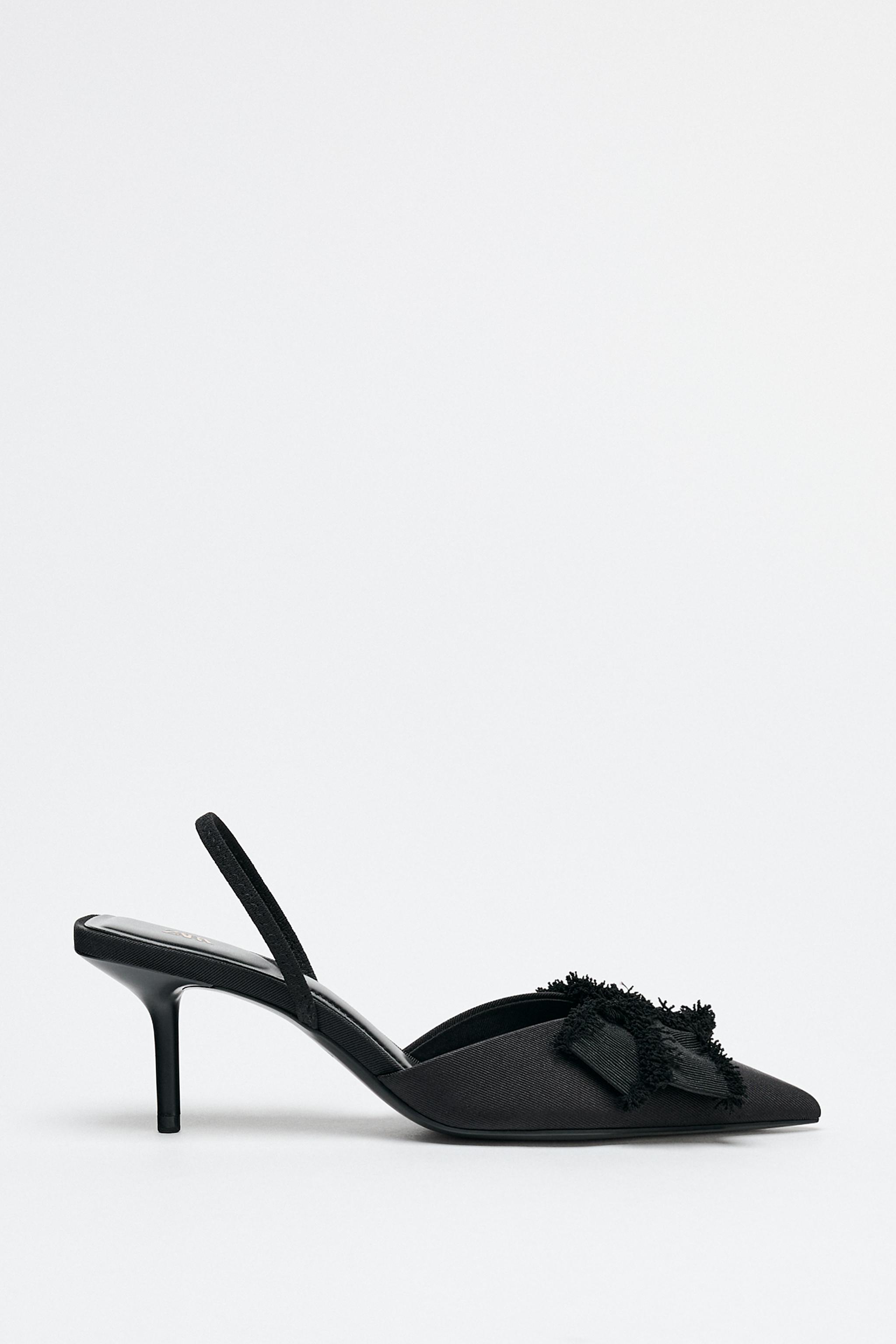Bow Slingback Heels