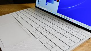 The Dell XPS 13 (2020)'s comfortable keyboard