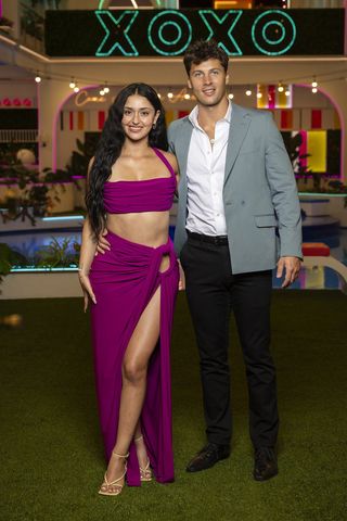 Leah Kateb, Robert Rausch in 'Love Island USA' season 6