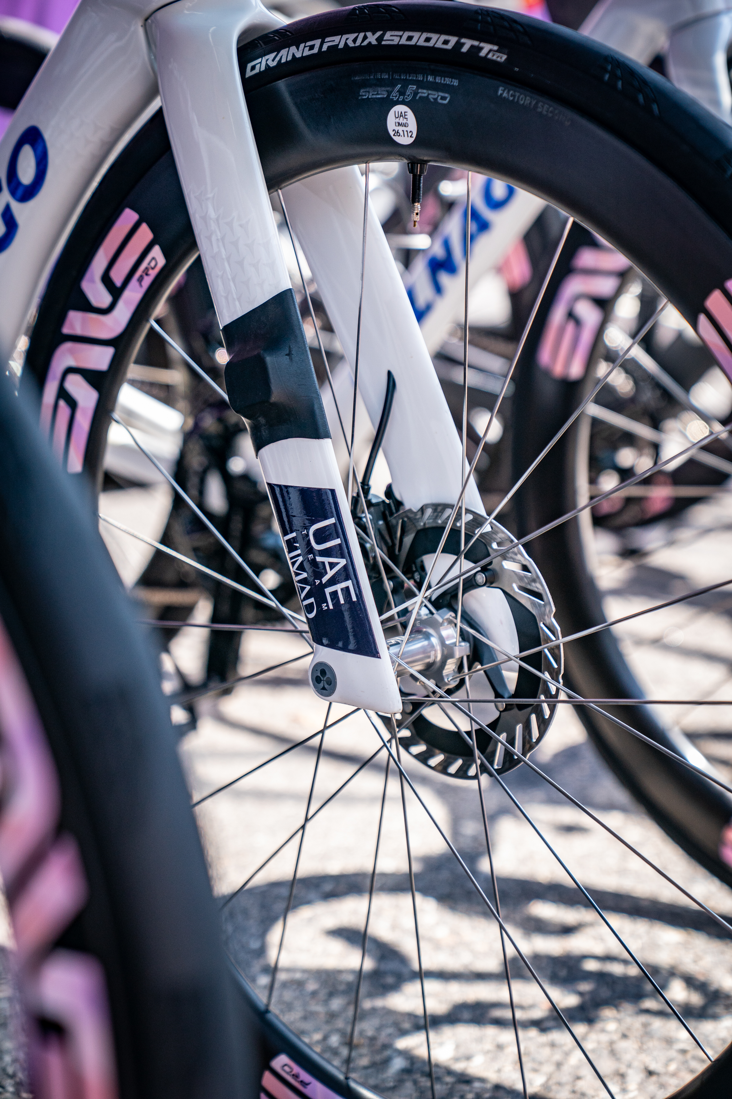 UAE's Enve wheels at the Tour de France femmes