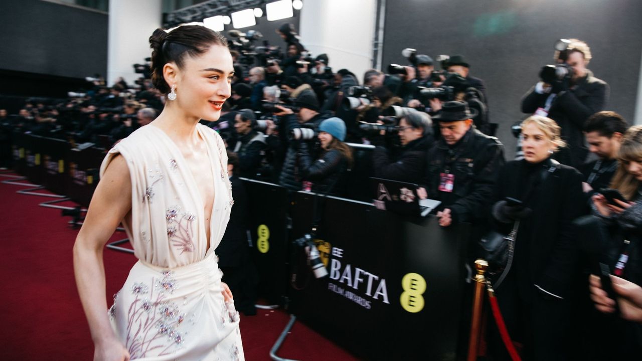 Raffey Cassidy attends the EE BAFTA Film Awards 2025