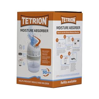 Tetrion Moisture Absorber, 630 G - Prevents Condensation, Controls Moisture, Improves Air Quality - Advanced 360° Airflow, 20m² Coverage - Versatile and Easy-To-Use Solution