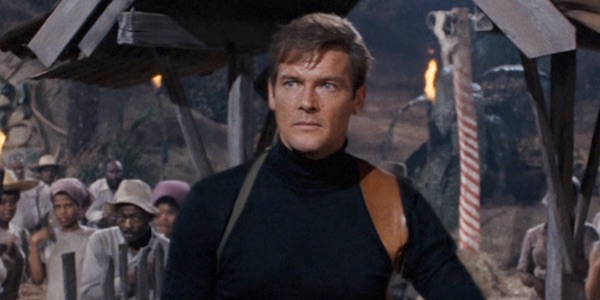 Roger Moore in Live and Let Die