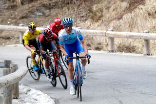 COL DE TURINI FRANCE MARCH 12 Simon Yates of United Kingdom and Team Bikeexchange Jayco cmduring the 80th Paris Nice 2022 Stage 7 a 1555km stage from Nice to Col de Turini 1605m ParisNice WorldTour on March 12 2022 in Col de Turini France Photo by Bas CzerwinskiGetty Images