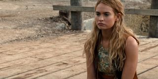 Lily James in Mama Mia: Here We Go Again