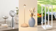 A selection of portable lamps