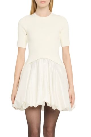 Kenny Short-Sleeve Bubble Dress