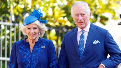 King Charles and Queen Camilla receive super rare accessory. Seen here attending the traditional Easter Sunday service