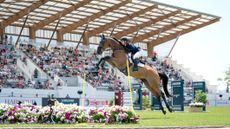 How to watch the European Showjumping Championships, which will include Emily Moffitt, pictured here jumping in the La Baule Nations Cup