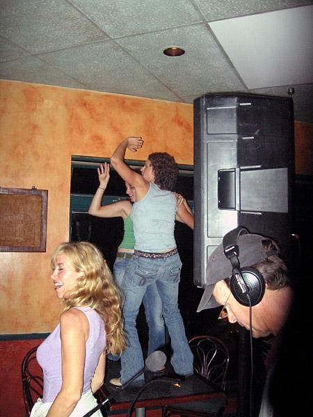 more un-named pro riders dancing on tables, hmmm.