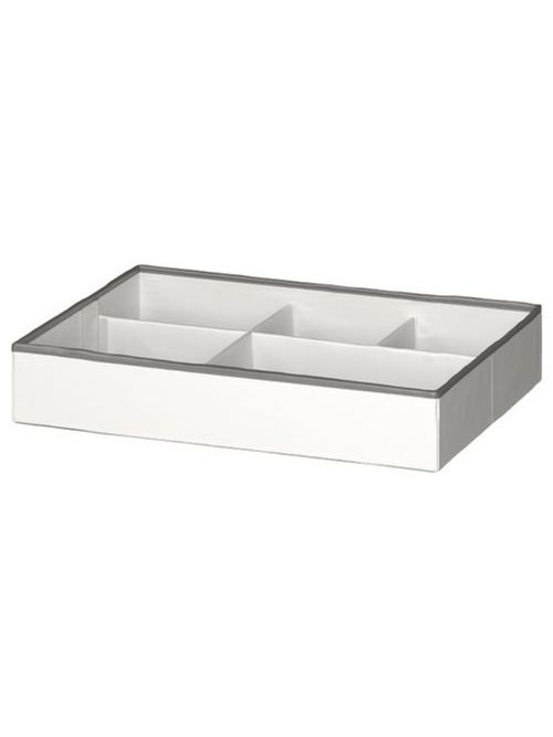 J&Auml;ttebj&Ouml;rn Organizer - White/gray 19 &frac34;x13 &frac34;x3 &frac12; "