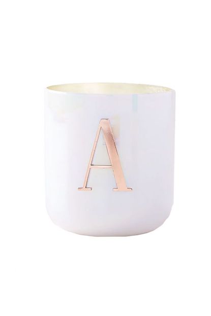 A Monogram Candle 