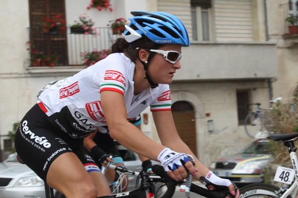 Young rider leader, Elizabeth Armitstead (Garmin-Cervelo)