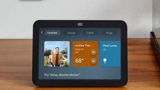 Amazon Echo Show 8 showing devices menu
