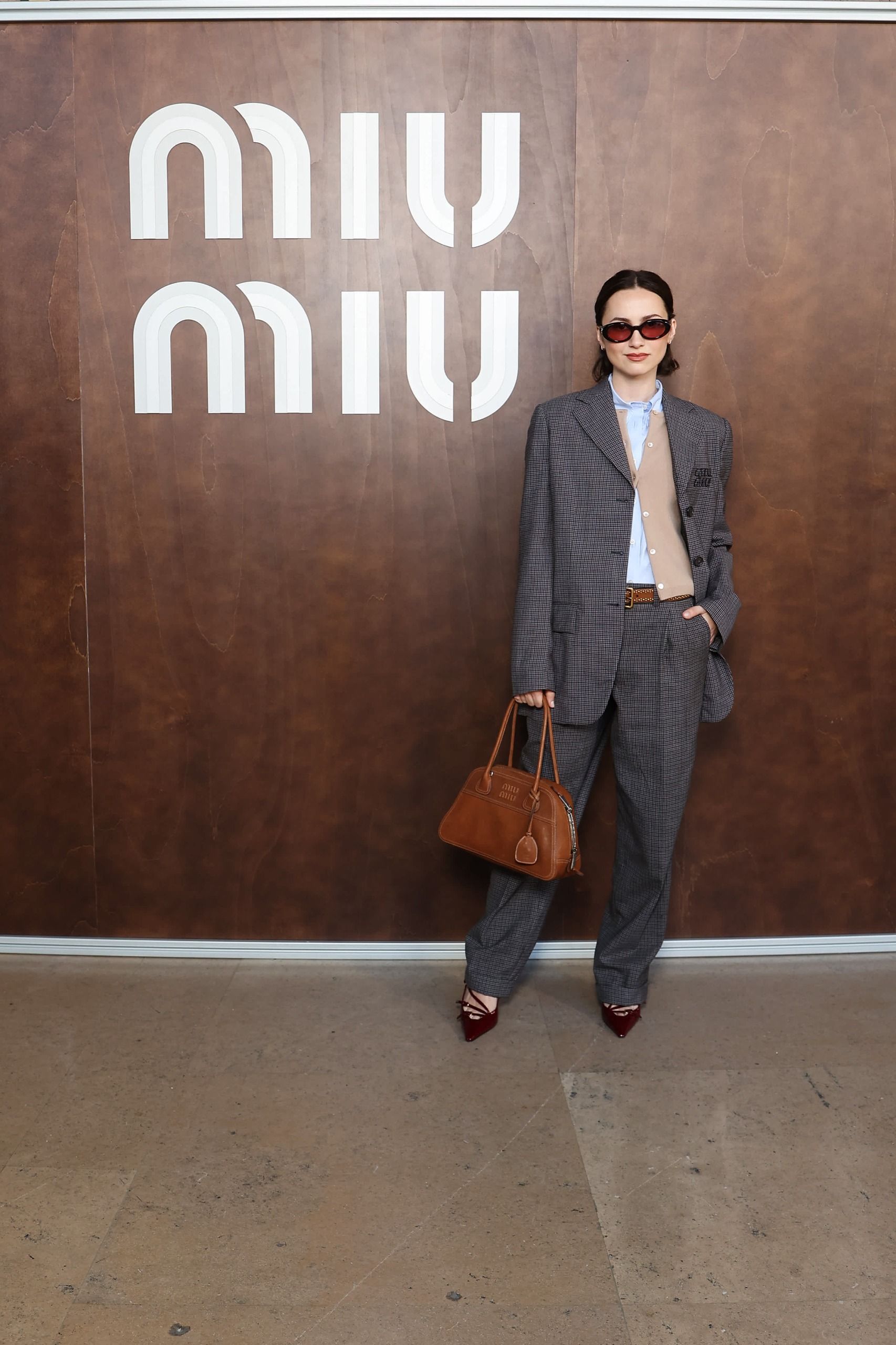 celebrity attendees at the Miu Miu S/S 27 show