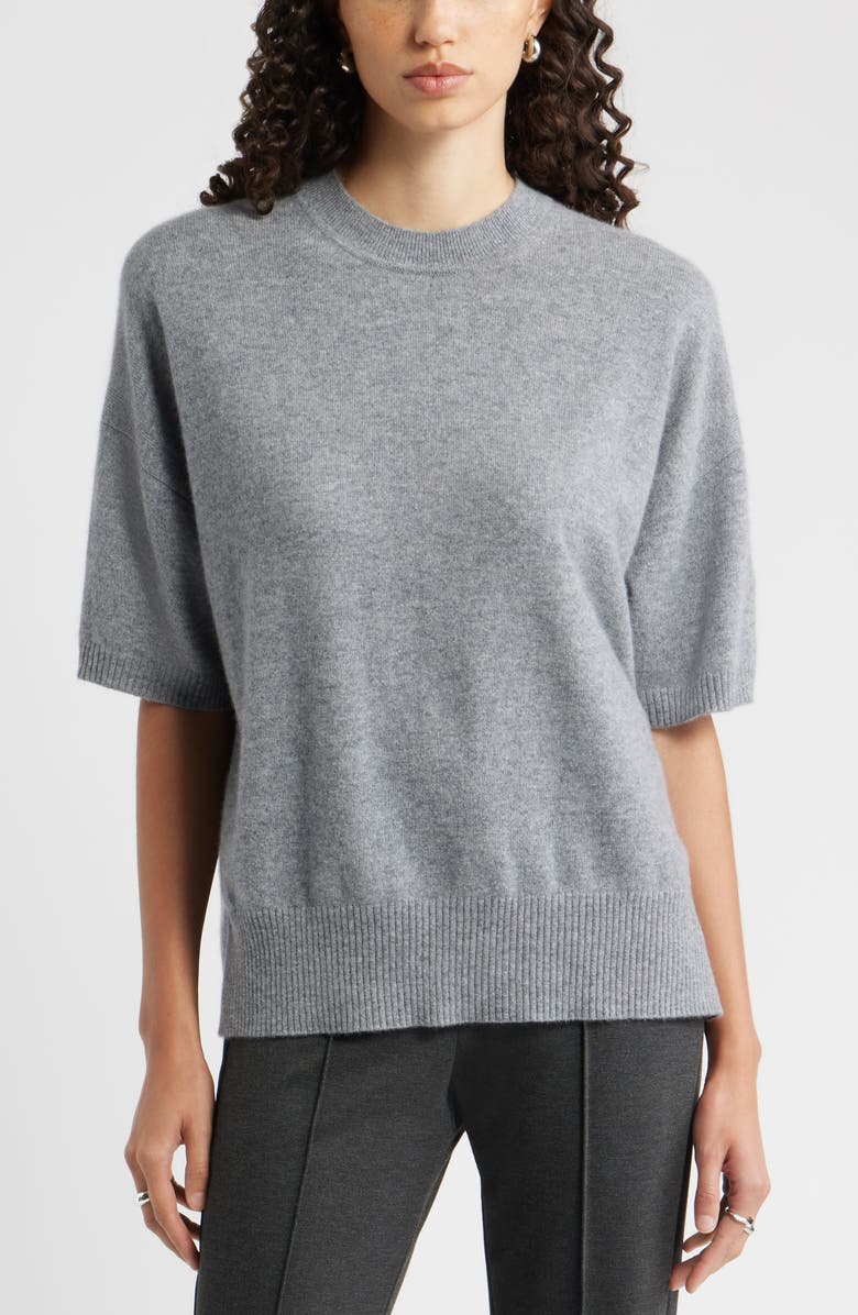 Short Sleeve Cashmere Sweater